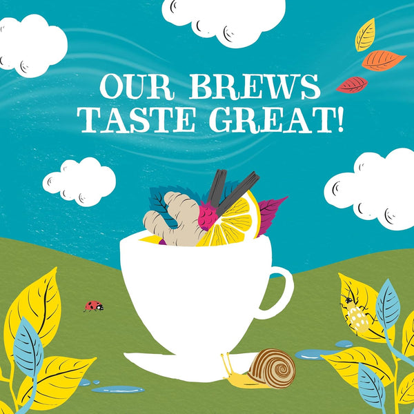 Clipper Tea: Organic Herbal Tea Variety Pack, Delicious Infusions â Assorted Tea Set with 5 Flavors Including Berry, Lemon, and Ginger â Gift Box,