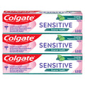 Colgate Sensitive Toothpaste with Whitening, Prevent and Repair, 6 Ounce, 3 Pack