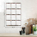 2025-2026 Dry Erase Calendar - JUL.2025 - JUN.2026, 2025-2026 Yearly Wall Calendar, 34.6" X 22.9", Dry Erase Wall Calendar with Thick Paper,