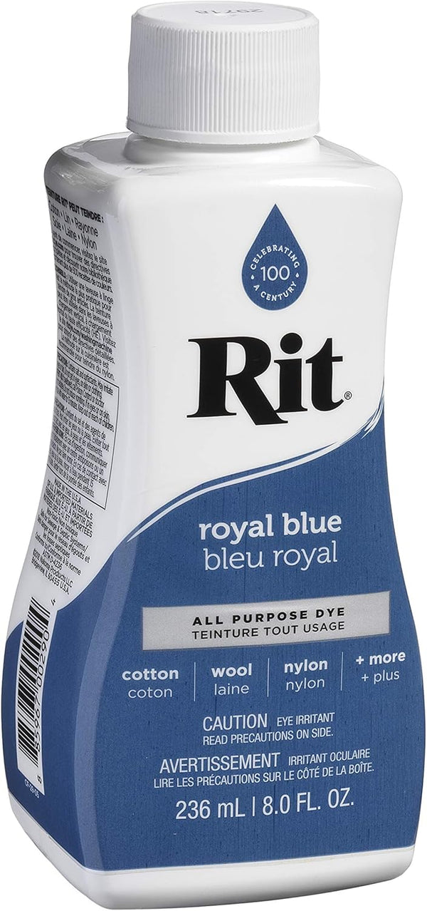 Rit Purpose Liquid Dye, 8 Oz, Royal Blue