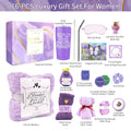 Gifts for Women Spa Basket, Lavender Spa Gift Basket,16 Pcs Self Care Package for Women, Mom, Wife, Girlfriend, Sister, Unique Get Well Sets for
