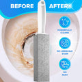 DISIWENE Pumice Cleaning Stone with Handle Toilet Bowl Cleaner Hard Water Ring Remover for Bath/Pool/Kitchen/Household Cleaning (4, 4 Pack with