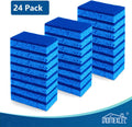 HOMEXCEL Sponges Kitchen 24Pcs, Non-Scratch Scrub Dish Sponges, Safe on Non-Stick Cookware,Dual Sided Cleaning Sponges for