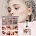 All in One Makeup Kit Includes18-Color Eyeshadow Palette Lip Gloss Brow Pencil Blush Concealer Foundation Mascara & Eyeliner with Travel-Friendly