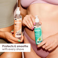 Skintimate 2-In-1 Shave Oil & Moisturizer, Coconut Bliss, 7.3Oz | Shaving Oil, after Shave for Women Bikini Area Moisturizer with Vitamin E and