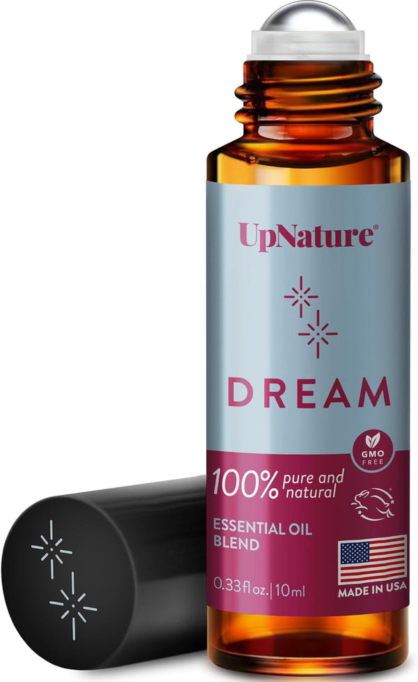 Upnature Dream Sleep Essential Oil Roll on â Natural Sleeping Blend with Lavender, Chamomile Aromatherapy Oils