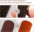 4-Piece Horsehair Shoe Brush Shine Kit, Shoe Polish Kit, Leather Shoes Boot Cleaning Brush Care Clean Dauber Applicators