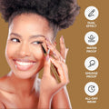 NOON'S up Flat Eye-Liner - Waterproof Liquid Eyeliner Pen | Ultra-Slim & Bold Honey Brown Eyeliner Liquid | Quick Dry Waterproof Eyeliner Pen