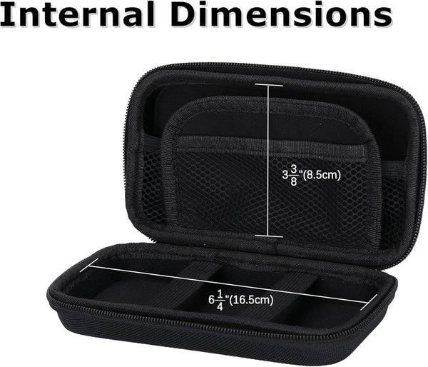 Ginsco Hard Shell Protection Case Electronic Accessories Organizer Pouch for MacBook Air/pro Adapter Chargers Cables Power Bank, for Sandisk