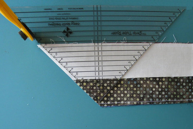 Strip Tube Ruler™ - 9.5" X 9.5" X 13.25" Top-Selling Quilting Tool for Perfect H