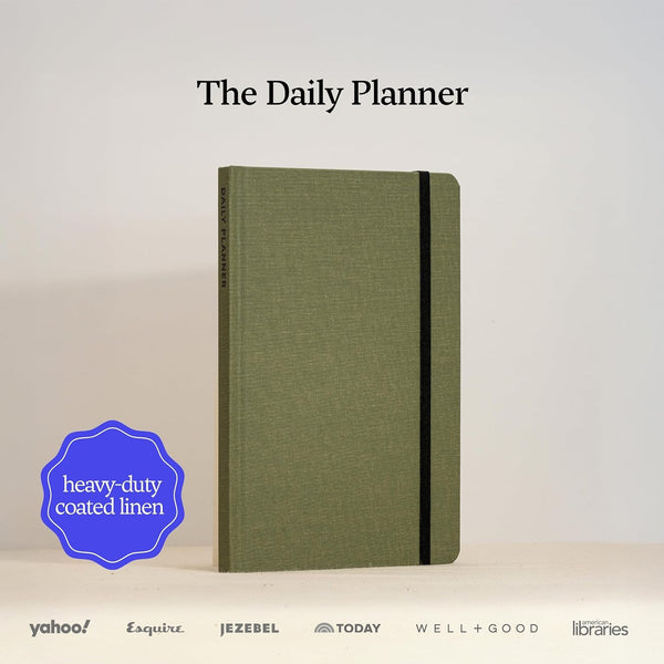 Undated Daily Planner for Productivity & Work â Hardcover, 120 Days, with Habit Tracker & Goal Setting. Monthly, Weekly & Daily Work Planner.