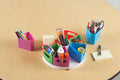 Learning Resources Create a Space Storage Center - 10 Piece Set Desk Organizer for Kids, Art Organizer for Kids, Crayon Organizer, Homeschool