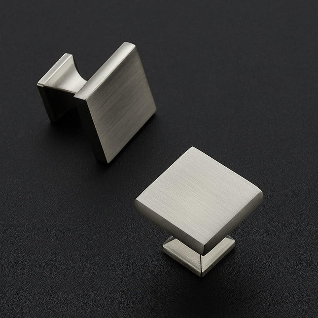 Home Expert 5 Pack Cabinet Knobs Kitchen Cabinet Knobs Silver Knobs for Dresser Drawers Brushed Kitchen Hardware for Cab