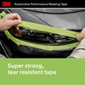 3M Automotive Refinish Masking Tape, 06654, 36 Mm X 55 M, 1 Roll
