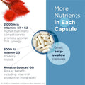 Designs for Health Vitamin D Supreme - Vitamin D 5000 IU with 2000Mcg Vitamin K as MK4 for Bone Health, Heart Health & Immune Support - Vitamin D3