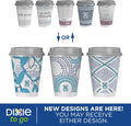 Dixie to Go Medium Paper Coffee Cups with Lids, 12 Oz, 26 Count, Disposable Cups for On-The-Go Hot Beverages