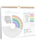 Lamare Habit Tracker Calendar â Premium Daily Habit Tracker Journal and Goal Board, Workout Motivation & Productivity Tool