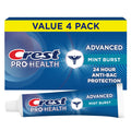 Crest Pro-Health Advanced Antibacterial Protection Toothpaste - Pack of 4, 5 Oz Tubes