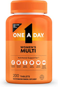 One a Day WomenâS Multivitamin with Vitamin A, C, D, E and All 8 B Vitamins, Calcium, Vitamins for Women, for Bone Health, Skin Health & Immune