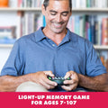 Educational Insights Brainbolt - Handheld Memory Game with Light and Sound, Electronic Brain Games, Single Player Brain Teasers for Kids Teens, &