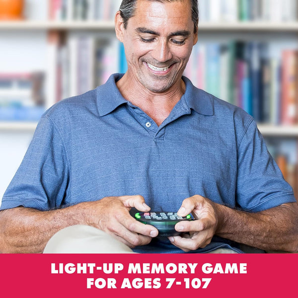 Educational Insights Brainbolt - Handheld Memory Game with Light and Sound, Electronic Brain Games, Single Player Brain Teasers for Kids Teens, &
