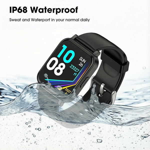 Fitness Tracker, Fitness Watch with Blood Oxygen, Blood Pressure & Heart Rate Monitor, Steps Calories Counter, Sleep Monitor, Pedometer 50 Meters