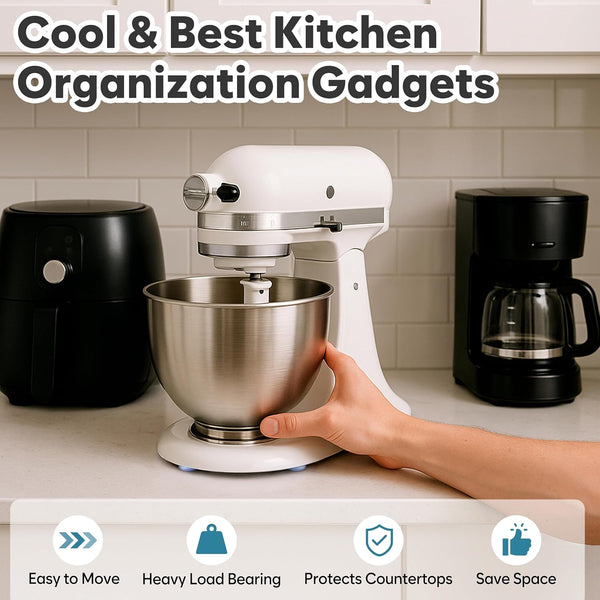 Appliance Sliders for Kitchen 24 PCS Self-Adhesive Small Kitchen Finds Appliance Slider Hacks Easy to Moviing & Space Saving Must Have Home