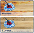 6 Pack Spin Mop Replace Head for O-Cedar Rinseclean 2 Tank Mop System,Mop Head Refill Replacement for O-Cedar Rinseclean 2 Tank System - Easy to