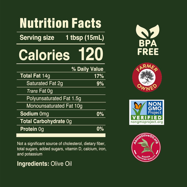 Pompeian Light Taste Olive Oil, Subtle Flavor, Perfect for Frying & Baking, Naturally Gluten-Free, Non-Allergenic, Non-Gmo, 32 FL. OZ.