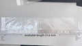 PABCK 100 Pack (Available Size 4.13X21.6 Inch) Clear Self Adhesive Straight Hair Packaging Bags with Hang Hole Wigs Hair Storage Beauty Personal