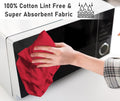 RUVANTI Flour Sack Towels 6 Pack 28X28 Inch, 100% Cotton Tea Towel, Reusable, Machine Washable, Absorbent Bartowels - Dish Cloth Perfect for