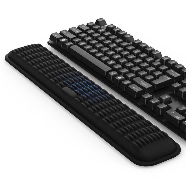 MEKASS Keyboard Wrist Rest, Soft Memory Foam Wrist Support for Keyboard, Keyboard Hand Rest Pad for Wrist Pain Relief, K