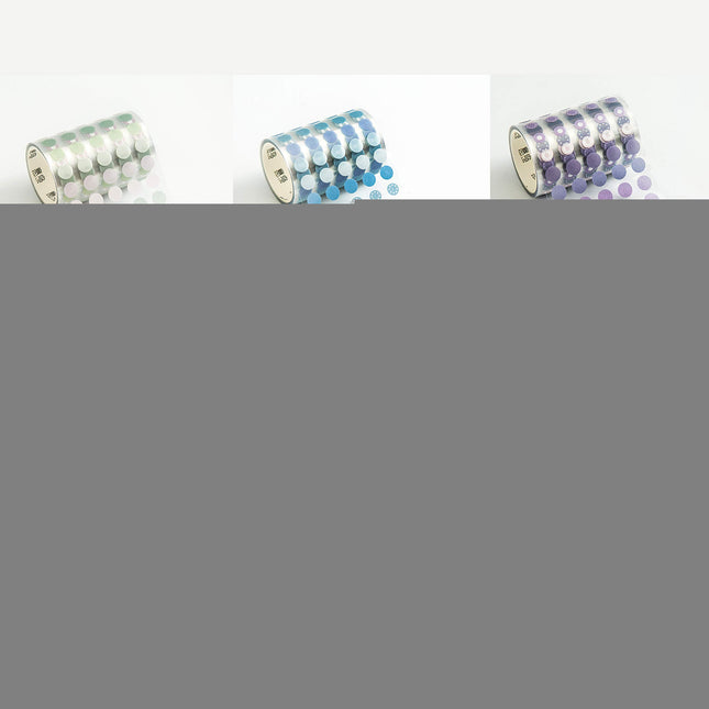 6 Rolls Circle Stickers - Colorful Circles Stickers Pack - Translucent Color Coding Dots Labels - Assorted Color Code St