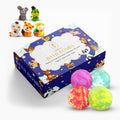 Levitural Bath Bombs Gift Set â Organic & Natural Spa Fizzies for Relaxation, Moisturizing, and Aromatherapy â Perfect for Women, Men, and Kids