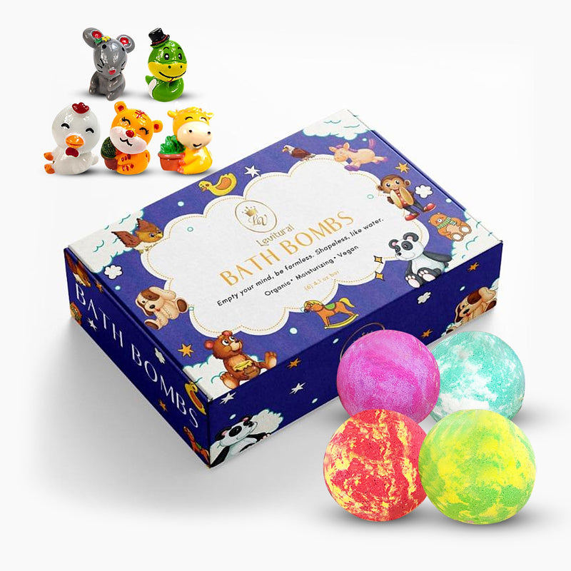 Levitural Bath Bombs Gift Set â Organic & Natural Spa Fizzies for Relaxation, Moisturizing, and Aromatherapy â Perfect for Women, Men, and Kids