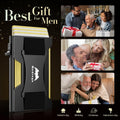 Smart Wallet for Men Slim Minimalist: Metal Pop up Wallet - RFID Front Pocket Credit Card Holder - Gift for Male Husband at Anniversay Brithday