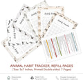 Habit Tracker Calendar - Made in USA, Designed by Local Artist, Motivational 30 day monthly challenge - Tool and gift for Productivity,