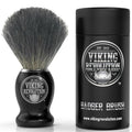 Viking Revolution Badger Hair Shaving Brush- Shave Brush for Wet Shave Using Shaving Cream & Soap- Best Shave of Your Life for Safety Razor,