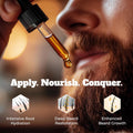 Grey Beard'S Grooming Lounge - Wild Vanilla Beard Oil for Men -Eliminates Itch & Dandruff - Deep Conditioning with Jojoba, Argan & Grapeseed Oils