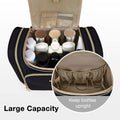 BAGSMART Toiletry Bag, Travel Toiletry Bag for Women, Water-Resistant Cosmetic Makeup Bag, Large Capacity Door Room Essentials Travel Organizer