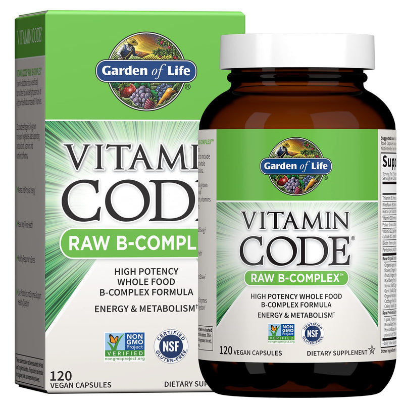 Garden of Life, Raw Vitamin Code B Complex, 120 Veggie Capsules