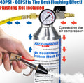 AC Flush Kit Air Conditioner System Flush Canister Gun Set for Clean A/C Line Flush R134A R410A R404A