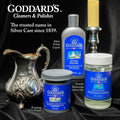 Goddard'S Silver Polish for Sterling Silver and Silver Plate, Liquid Cleaner and Polish for Silver Jewelry, Silverware, and Antiques - All-In-One