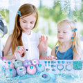 Bath Bombs for Kids with Surprise Inside, 8 Pack Bath Bombs with Frozen Toys, Princess Jewelry & Cross-Body Bag, Natural Fizzy Bubble Bath Balls