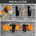 Snowboard Wall Mount Clips, Horizontal Skateboard Wall Mount?Snowboard Display Stand for Room, Garage