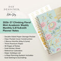 Blue Sky Day Designer 2025-2026 Weekly and Monthly Academic Year Planner Calendar, July 2025 - June 2026, 5.8" X 8.6", Flexible Cover, Laminated