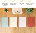 Simple Weekly Planner Undated & to Do List Notebook with Habit Tracker - 6.5X9.25" 60 Sheets Terracotta - Spiral Weekly Planner Notepad for Work