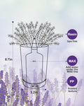 Essential Oil Diffusers, 150Ml Aromatherapy Diffuser, Lavender Plant Potted Cold Mist Humidifier, Ultrasonic Diffuser for Home Office, Super Quiet