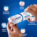 Crest Pro-Health Gum Detoxify plus Toothpaste 4.5 Oz Pack of 3 - Antibacterial Fluoride Toothpaste, Sensitivity Protection, Whitens Teeth,