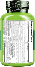 NATURELO Teen Multivitamin - Whole Food Multivitamin for Teenage Boys - Minerals Supplement for Active Kids - with Plant Extracts - Non-Gmo -